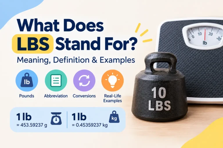 What Does LBS Stand For?